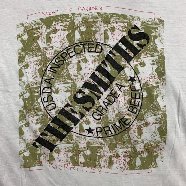 The SMITHS Tシャツ 80s 90s USA ヴィンテージ シングルステッチ コピーライト スミス Morrissey モリッシー ロックT バンドT_画像2