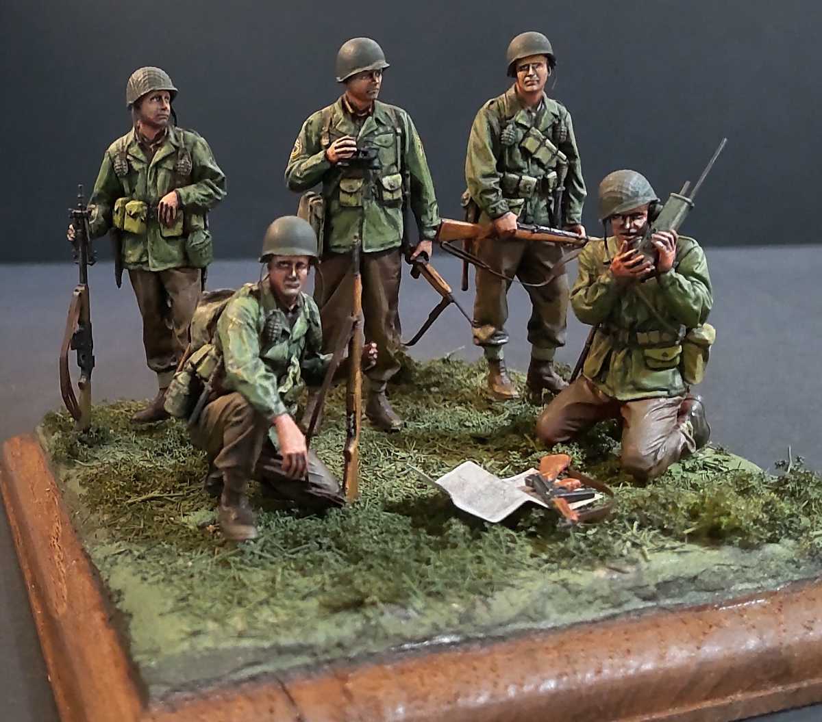 世界の タミヤ 1 35 アメリカ歩兵攻撃チーム 下士官B 完成品