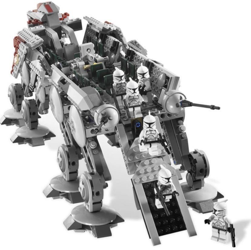 【国内発送】レゴ互換 スターウォーズ AT-OTウォーカー搭載リパブリック・ドロップシップ/クローン・トルーパー ミニフィグ レゴ10195互換