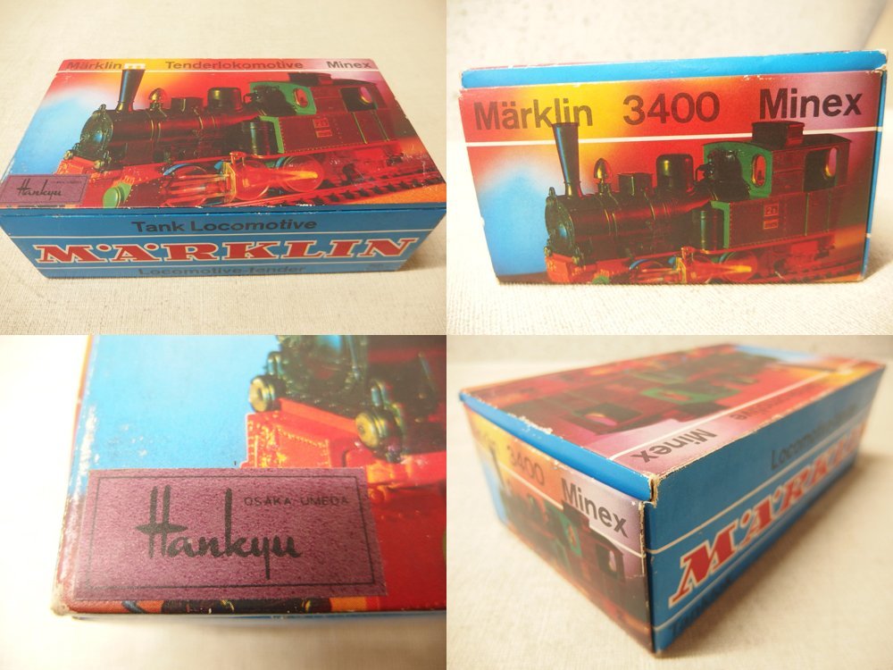 0820312a【MARKLIN MINEX 3400 メルクリン蒸気機関車HOゲージ 0820312a【MARKLIN MINEX 3400 メルクリン蒸気機関車HOゲージ