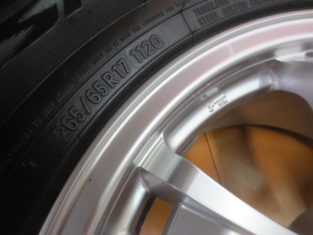 ☆スピスタ☆スタッドレスセット④ Weds 6穴 キーラー 美品!! パジェロ 17インチ 7.5J +40 139.7-6 4本 265/65R17 R17793ST　中古_画像4