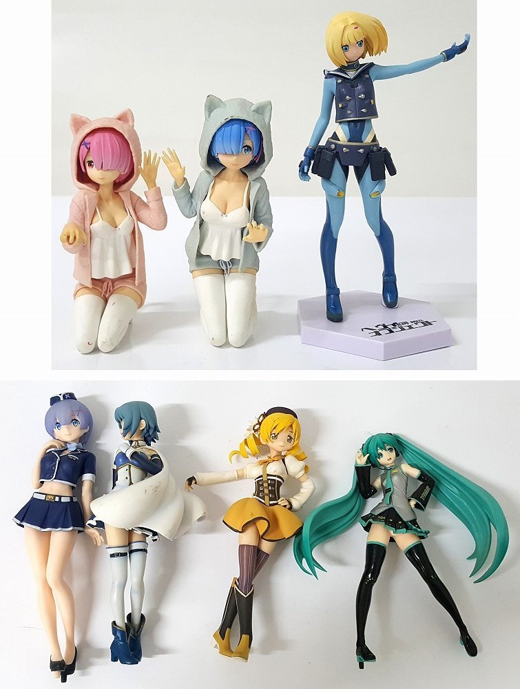 ☆【ジャンク】【】美少女フィギュア プライズ まとめ売り 初音 ☆【ジャンク】【】美少女フィギュア プライズ まとめ売り 初音