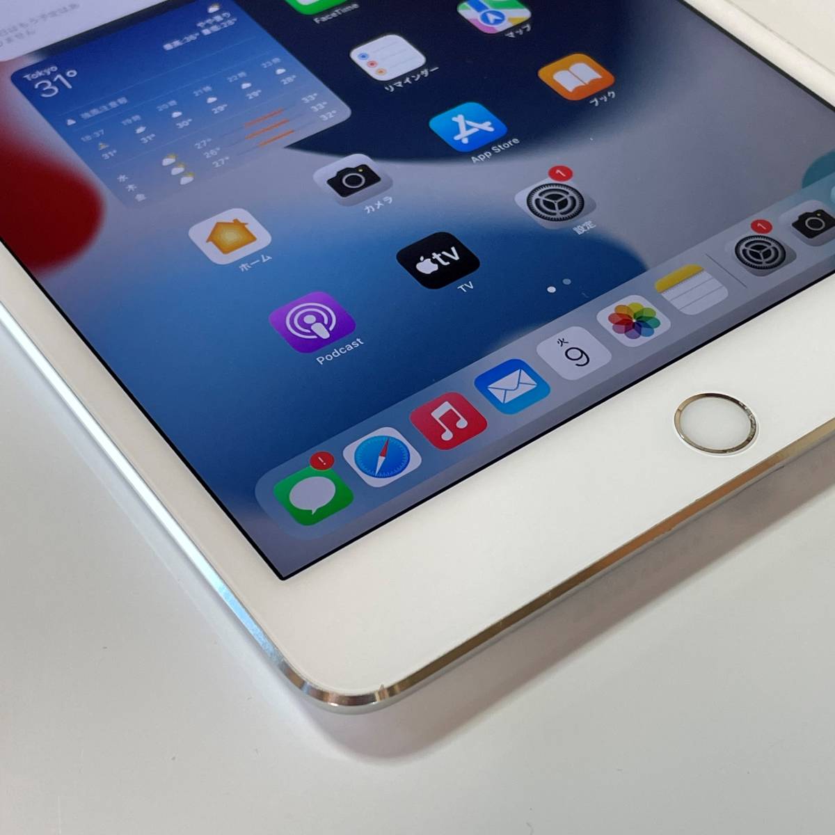Apple SIMフリー iPad mini 4 シルバー 128GB MK772J/A Wi-Fi+Cellular アクティベーションロック解除済_画像4