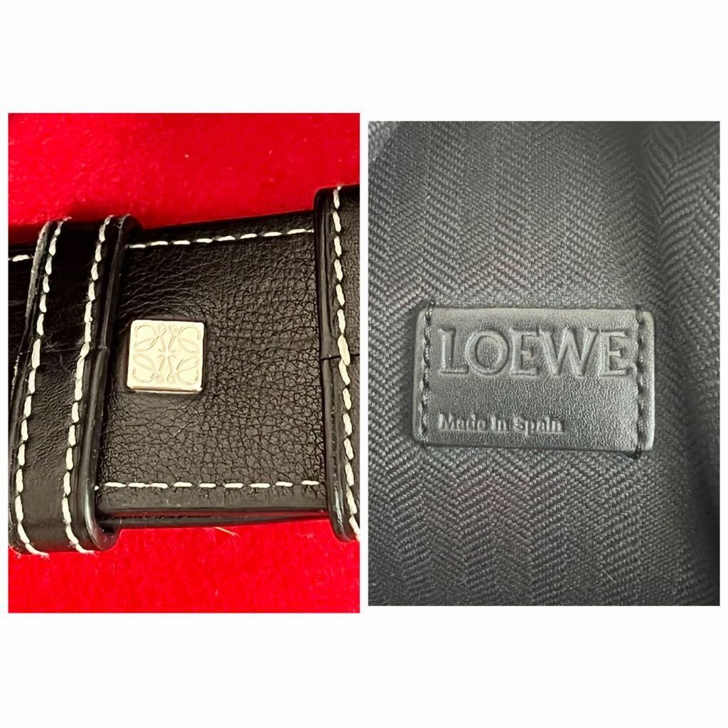 LOEWE ロエベ アントン ワンショルダーバッグ キャンバス×レザー LOEWE ロエベ アントン ワンショルダーバッグ キャンバス×レザー