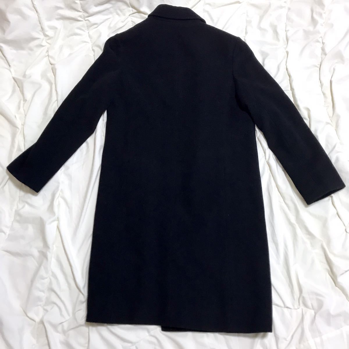送料込み 【美品】BURBERRY BLUE LABEL Pコート ウール ノバチェック