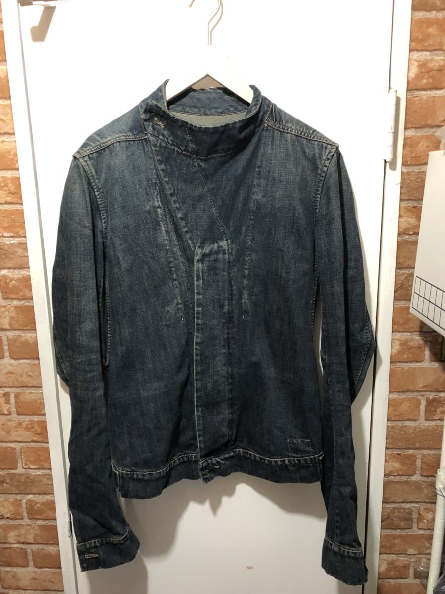 Rick Owens DRKSHDW リックオウエンス ダークシャドウ デニムジャケット サイズXS インディゴ FK Rick Owens DRKSHDW リックオウエンス ダークシャドウ デニムジャケット サイズXS インディゴ FK