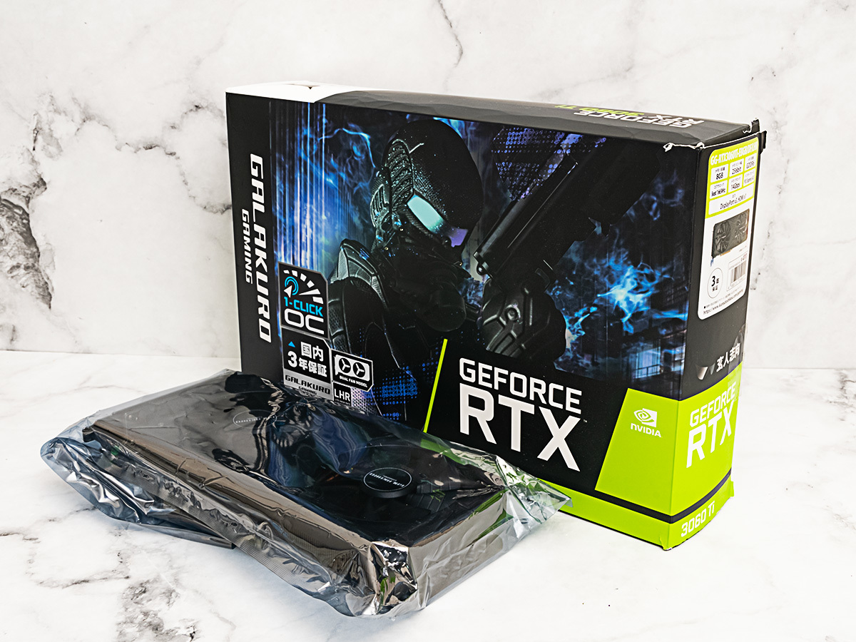 GALAKURO GAMING GG-RTX3060Ti-E8GB/DF/LHR-