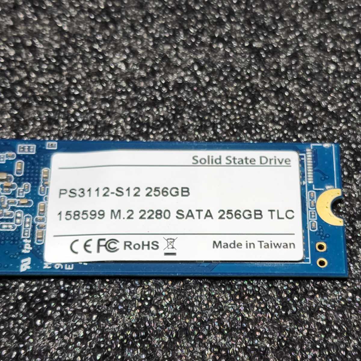 PHISON PS3112-S12 256GB SATA SSD フォーマット済み PCパーツ M.2 2280 動作確認済み 240GB 250GB