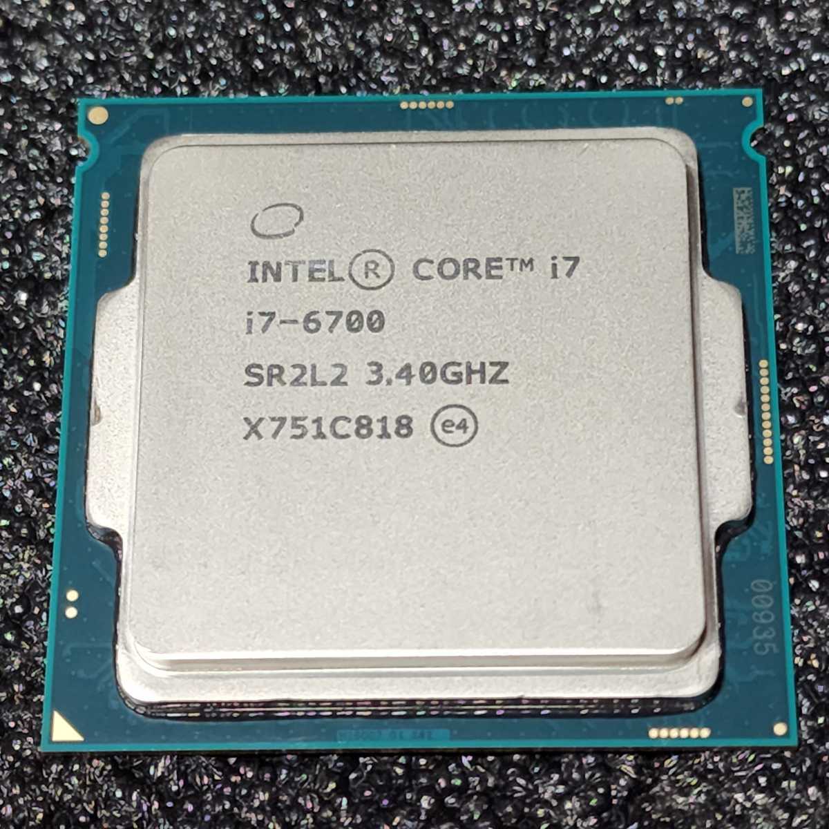 CPU Intel Core i7 6700 3.4GHz PCパーツ インテル 動作確認済み_画像1