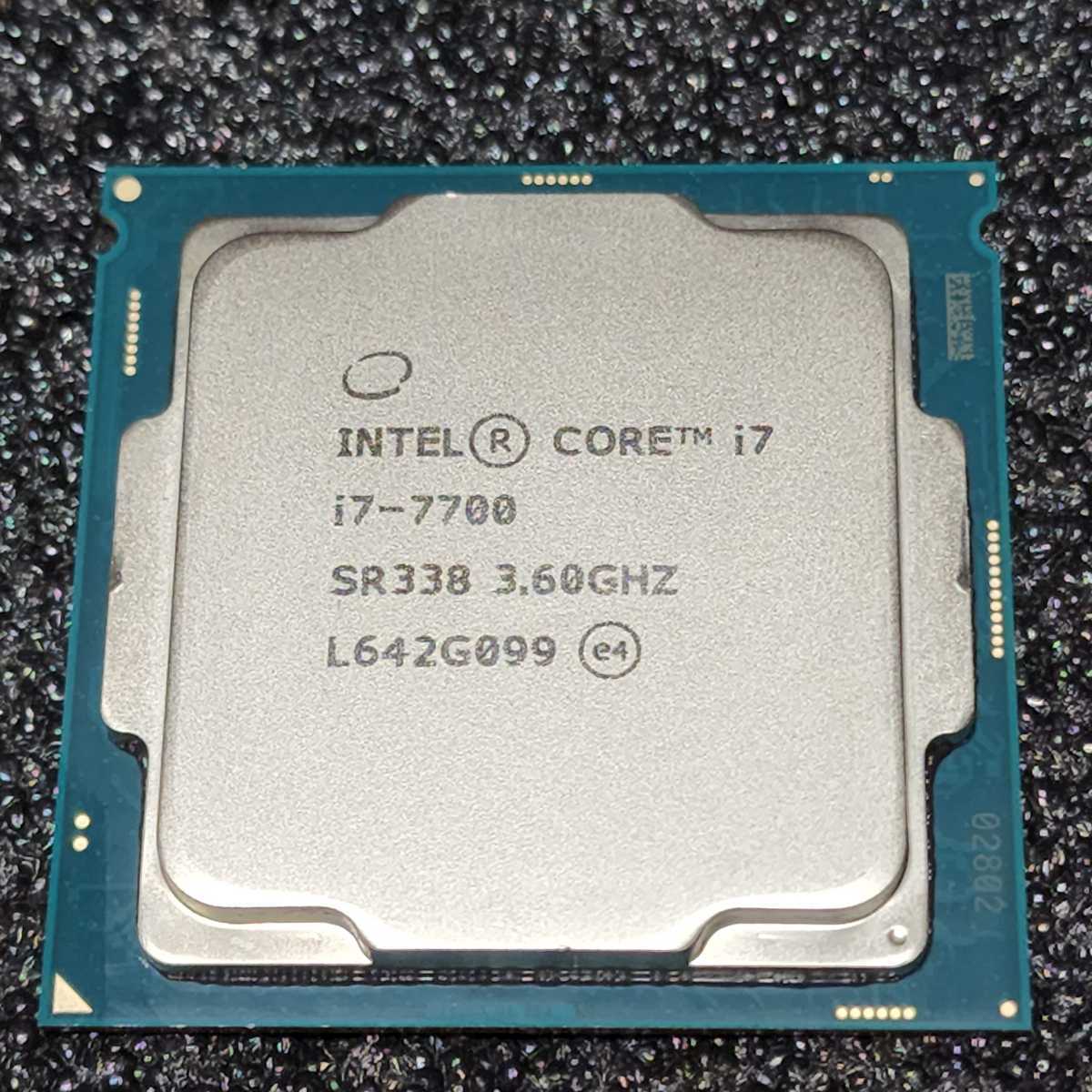 CPU Intel Core i7 7700 3.6GHz PCパーツ インテル 動作確認済み (2)_画像1