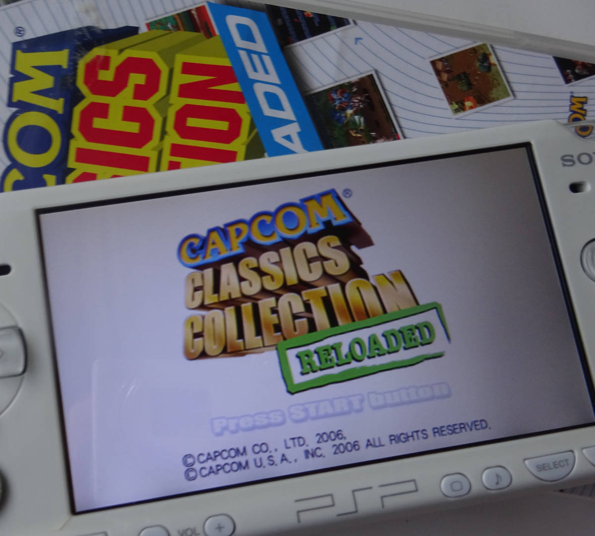 PSP カプコン・クラシックス・コレクション・リローデッド CAPCOM CLASSICS COLLECTION RELOADED EU版 ★ プレイステーション・ポータブル_画像7