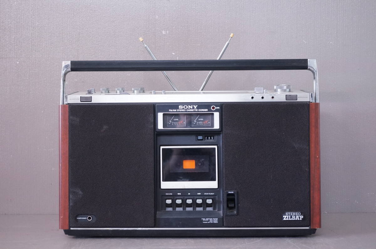 全ての ソニー ラジカセ CF-6600 ジルバップ 動作品 レトロ ソニー