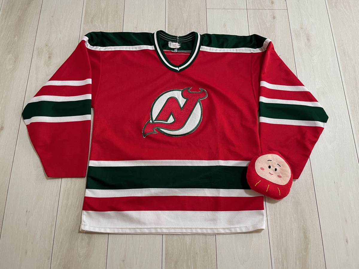 【予約受付中】 1982 L サイズ CCM ジャージ デビルズ ニュージャージー NHL 1992 - アイスホッケー