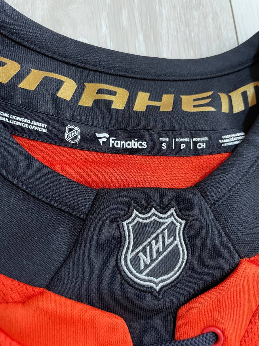 NHL アナハイム マイティ ダックス FANATICS ホッケー ジャージ S_画像4