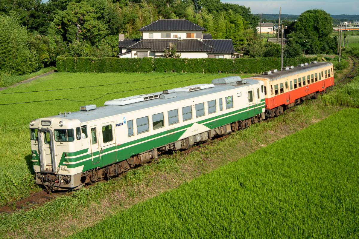 鉄道 デジ 写真 画像 キハ40 小湊鉄道 10_画像1