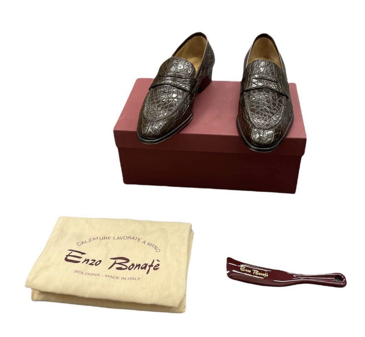 ENZO BONAFE crocodile coin Loafer entsobonafe