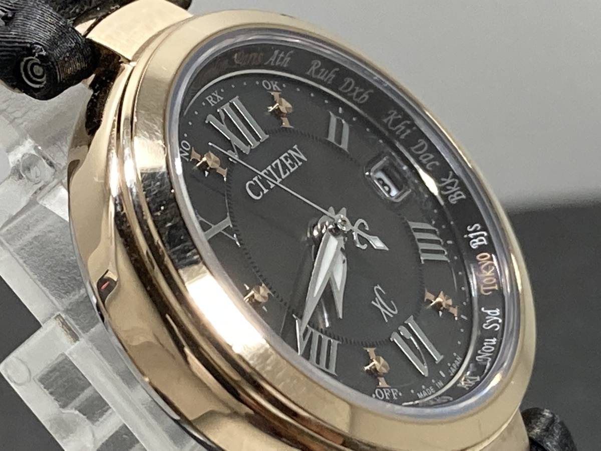 1円~稼働品 電波ソーラー CITIZEN xC/シチズン クロスシー H240