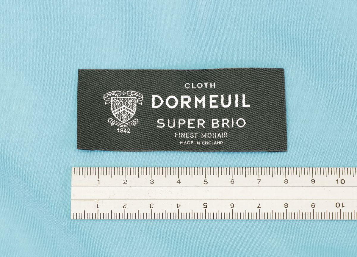 ○ドーメル社代表作「スーパーブリオ」定番の黒紺無地・美しい光沢です