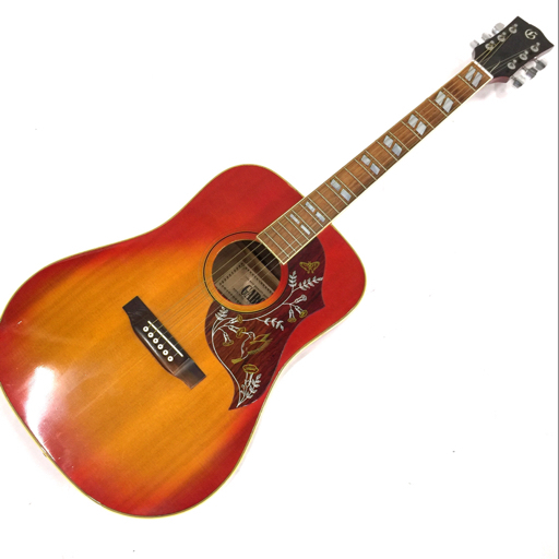 1円 GABO 日本製 アコースティックギター WH-20 ハミングバード タイプ 楽器 弦楽器 ギター_画像1