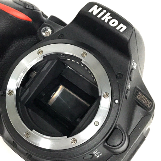1円 Nikon D5500 DX VR AF-S NIKKOR 18-55mm 1:3.5‐5.6 GⅡ 55-300mm 1