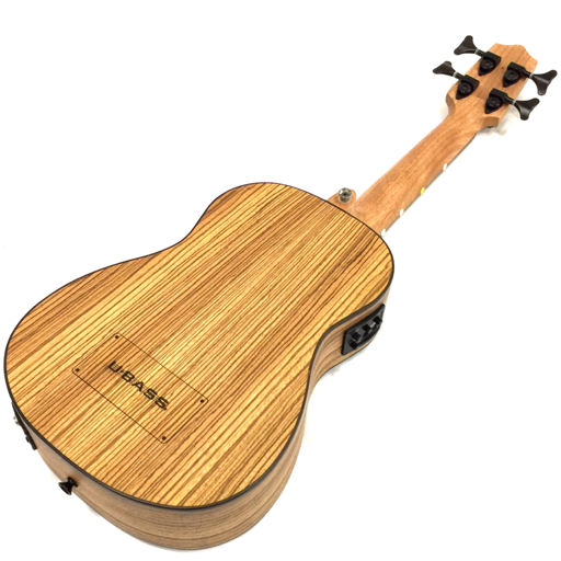 カラ U Bass ウクレレベース Zebrawood ゼブラウッドボディ UBASS-ZEB