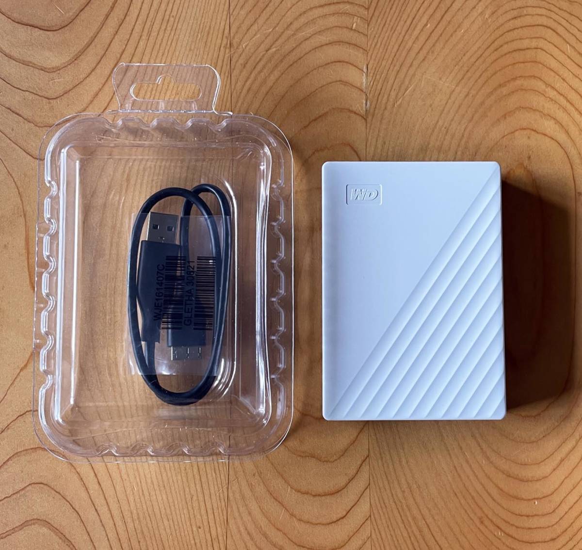 WESTERNDIGITAL WD ポータブルHDD 4TB USB3.0 ホワイト My Passport 外