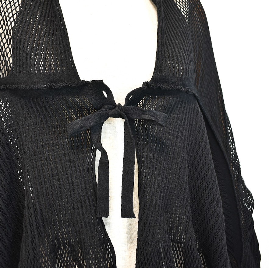 ISSEY MIYAKE イッセイミヤケ メッシュ カーディガン 変形 プリーツ