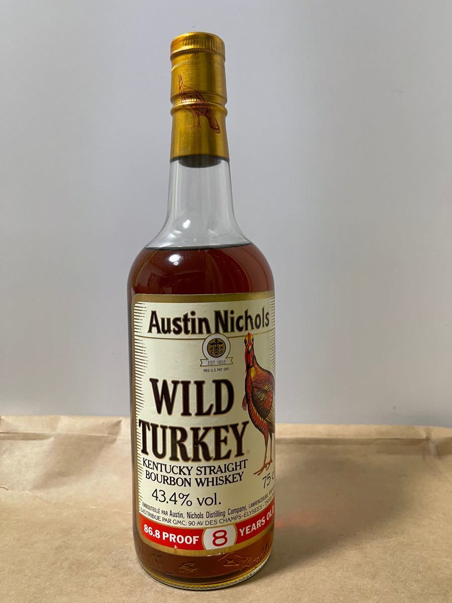 ワイルドターキー8年 WILD TURKEY 8 YEARS バーボンウイスキー 86.8