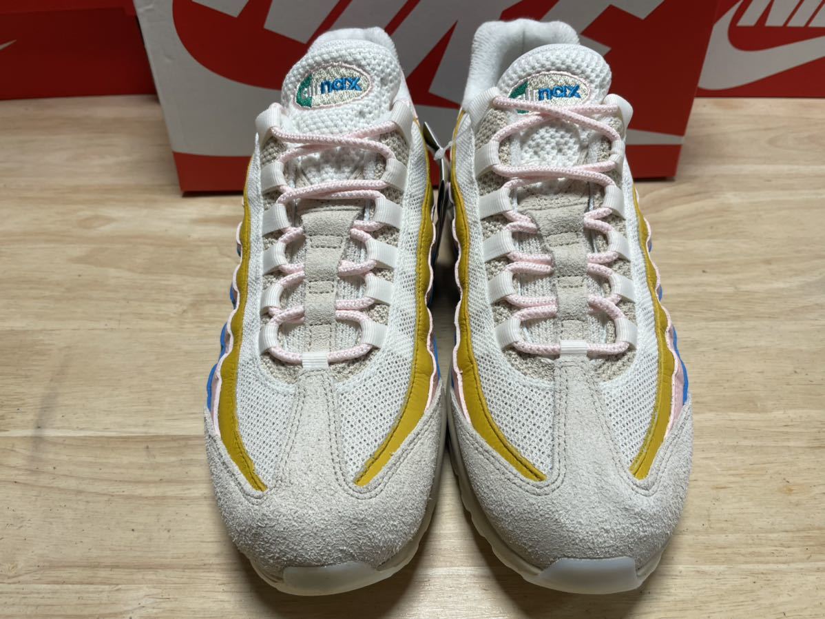 NIKE ナイキ エア マックス 95 ウィメンズ ラタン/ピルグリム/マラカイト/セイル 27.5cm SNK587 新品