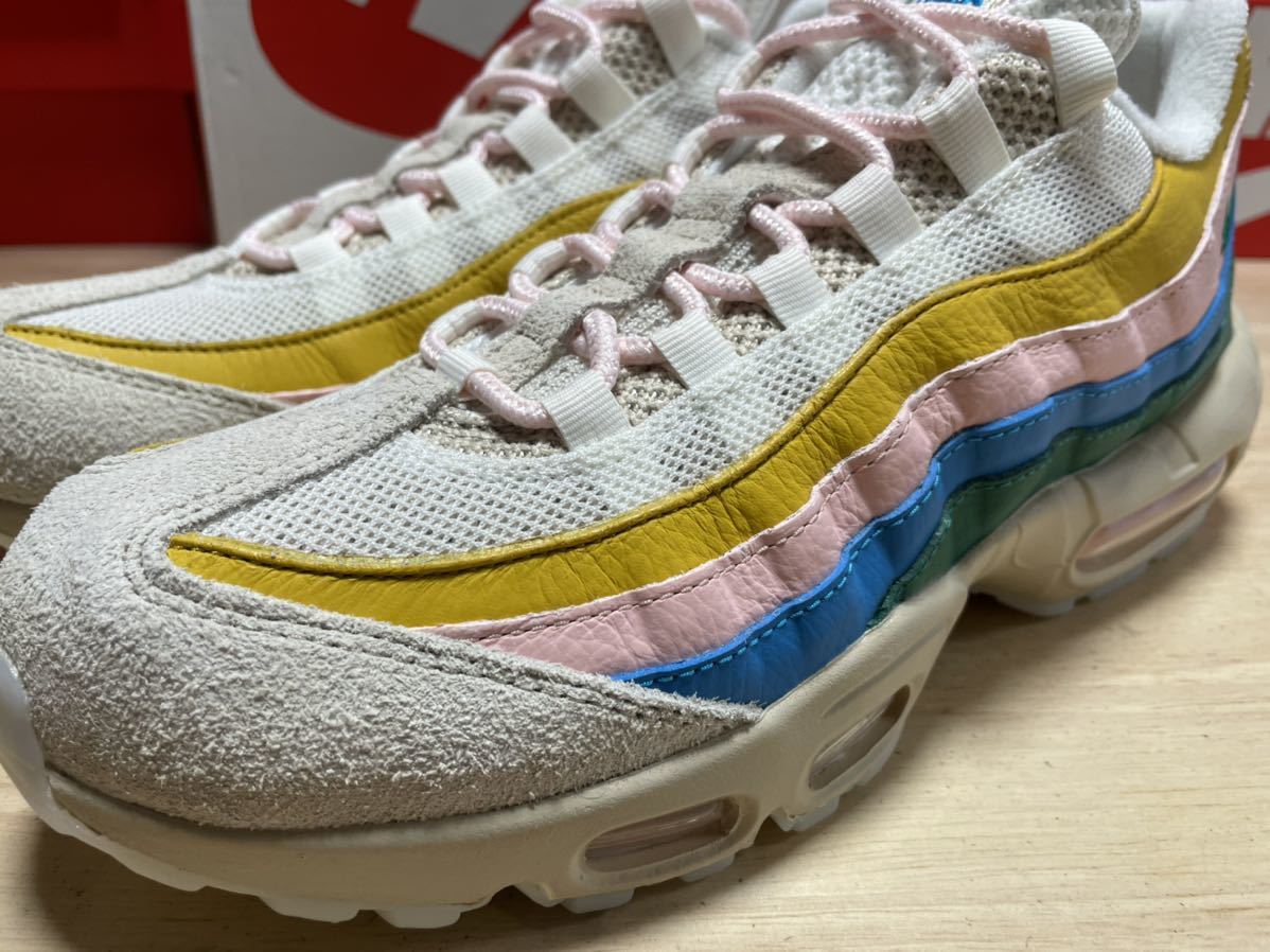 NIKE ナイキ エア マックス 95 ウィメンズ ラタン/ピルグリム/マラカイト/セイル 27.5cm SNK587 新品