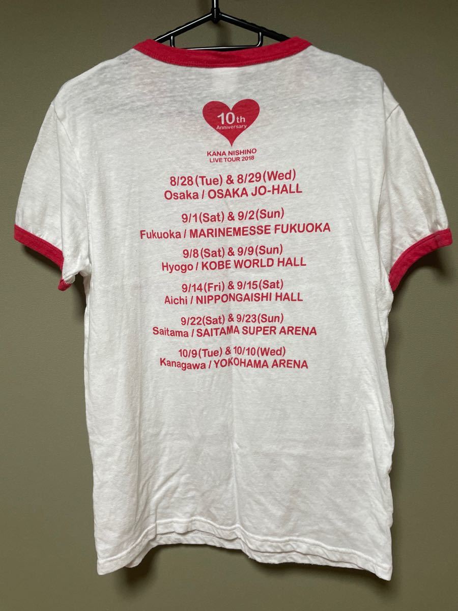 西野カナ Love it Tour 10th Anniversary ツアーTシャツ