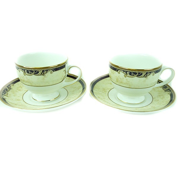 【美品】【中古】WEDG WOOD ウエッジウッド コーヌコピア カップ&ソーサー_画像1