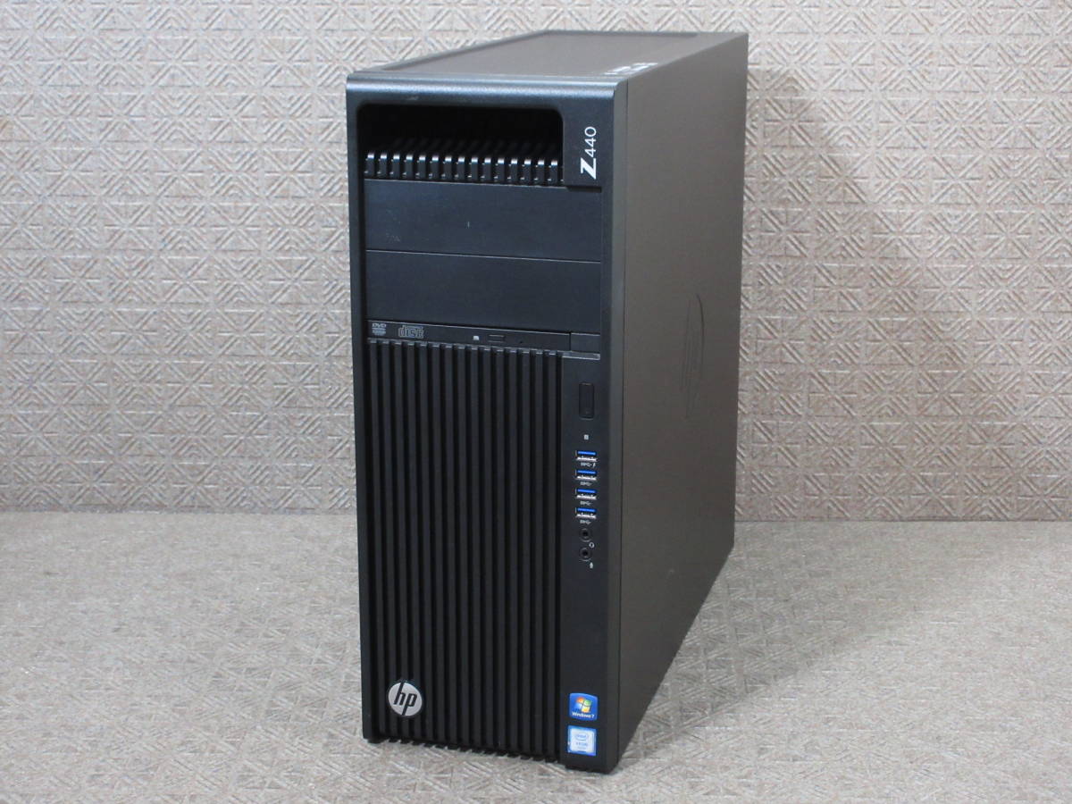 【※HDD無し】HP Z440 Workstation / Xeon E5-1620v3 3.50GHz / 16GB / Quadro K4200 / DVD-ROM / No.N909_画像1