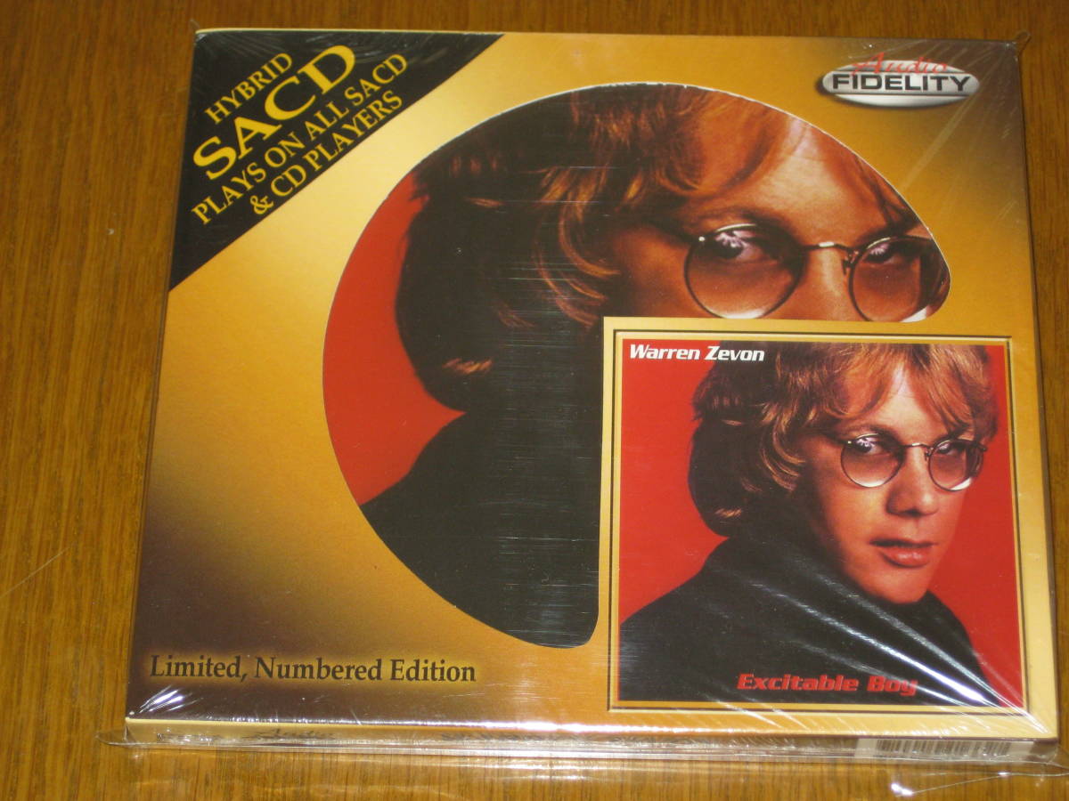 WARREN ZEVON War Len *jivon/ EXCITABLE BOY 2013 год продажа Audio Fidelity фирма Hybrid SACD зарубежная запись 