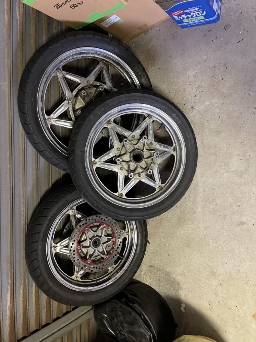 Yahoo!オークション - CBR400F メッキホイールセット ホイール Yahoo!オークション - CBR400F メッキホイールセット ホイール