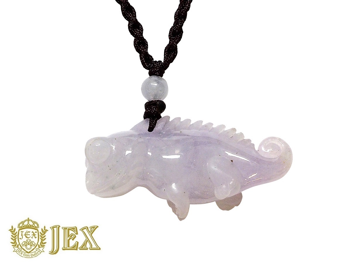 Jadeite ラベンダー翡翠ペンダント NO.45426 | sweatreno.com