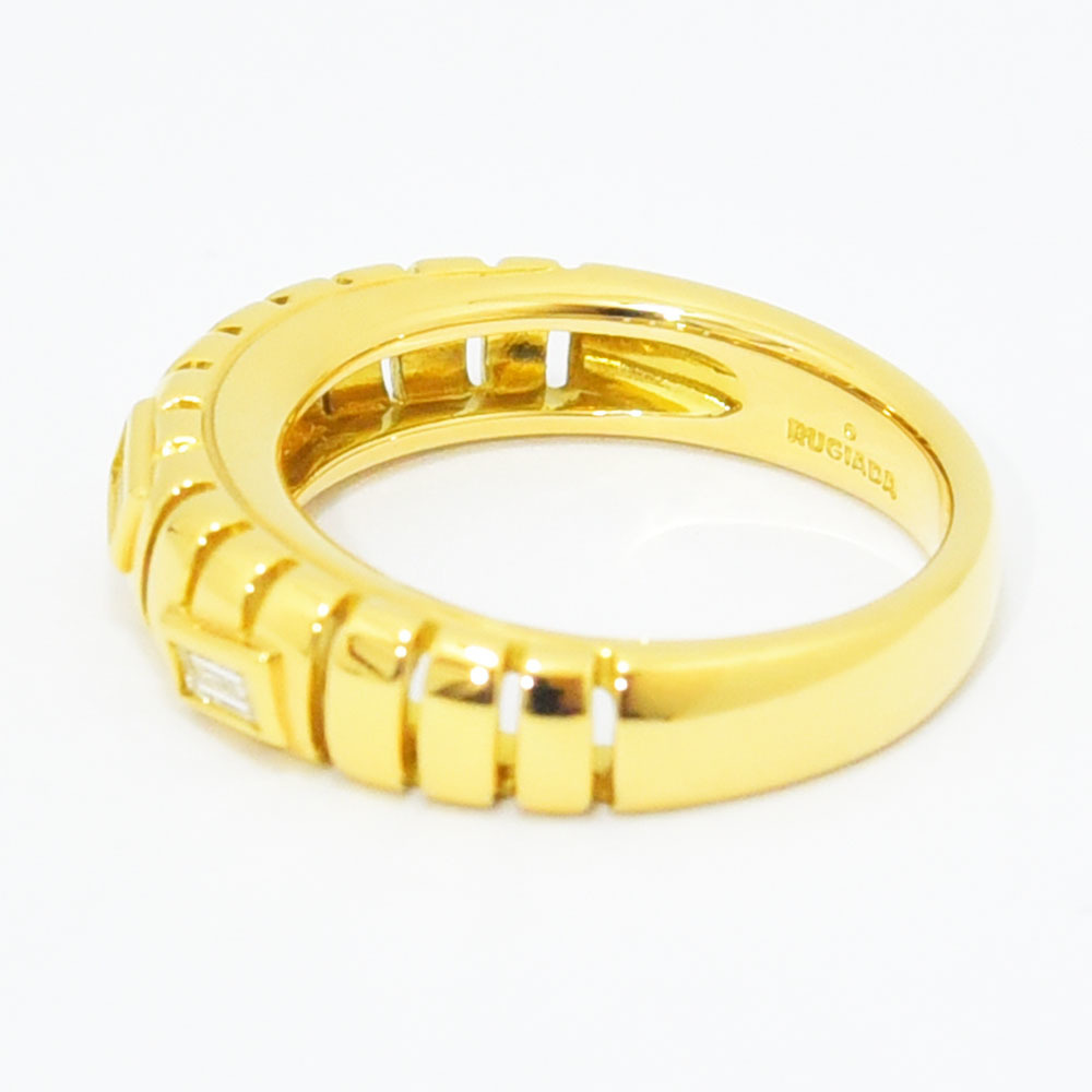 ルジアダ リング RUGIADA 指輪 ダイヤモンド K18 750 約10号 新品仕上げ 中古_画像6