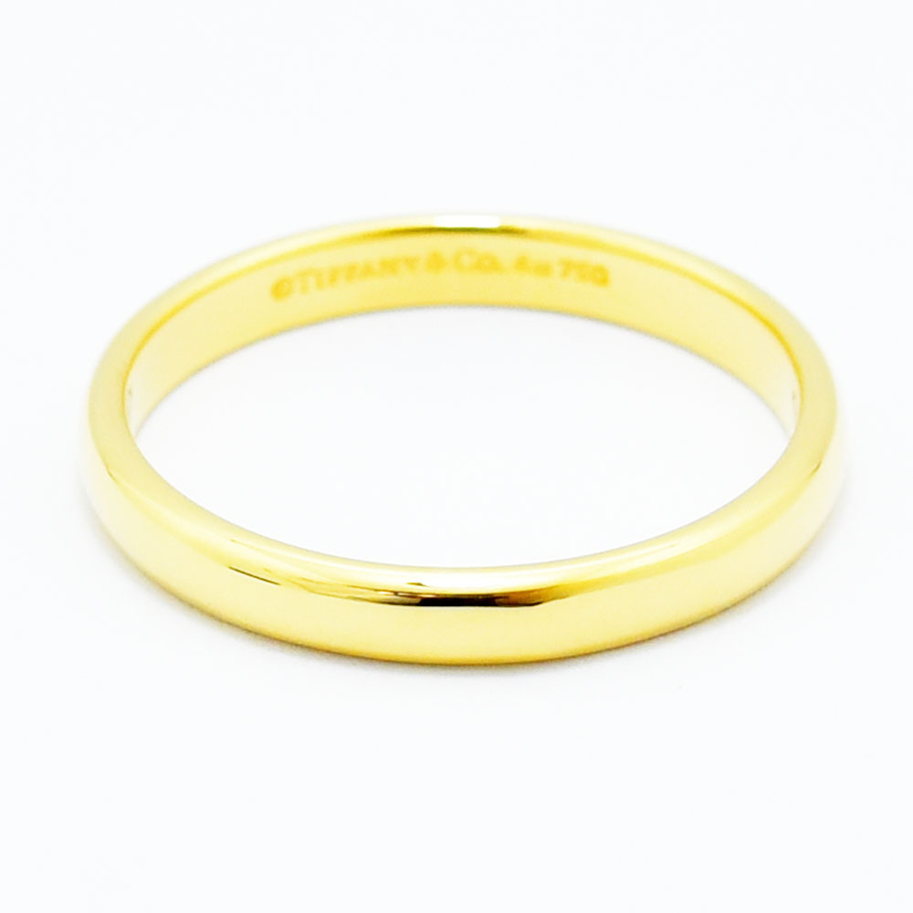 ティファニー リング クラシック バンド TIFFANY&Co. 指輪 幅3.0mm K18