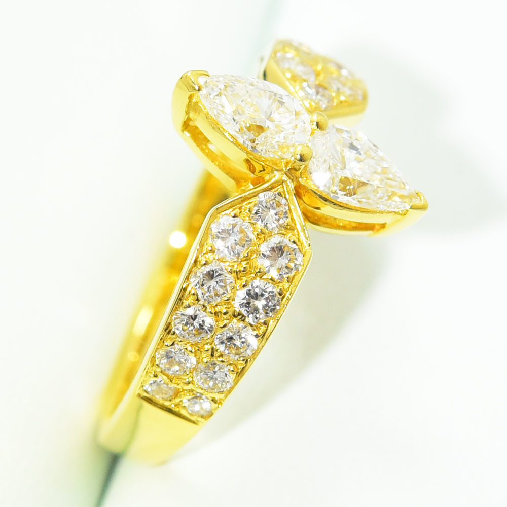  Van Cleef & Arpels ring Van Cleef & Arpels ring ma- Kiss diamond K18 750 approximately 13 number new goods finishing used 