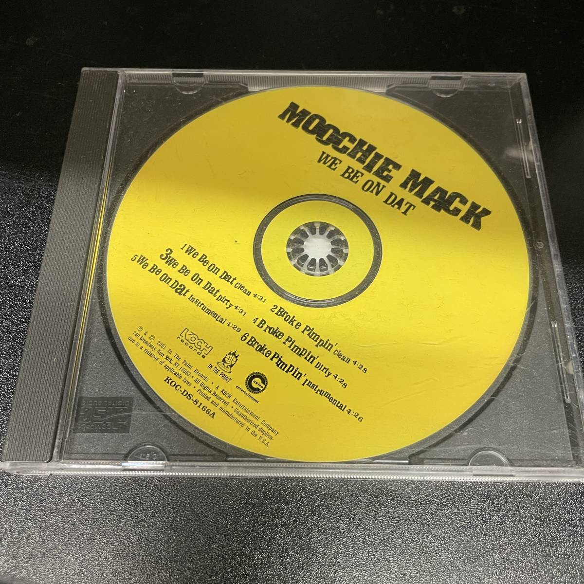 ● HIPHOP,R&B MOOCHIE MACK - WE BE ON DAT シングル, 6 SONGS, INST, 2001, PROMO CD 中古品_画像1