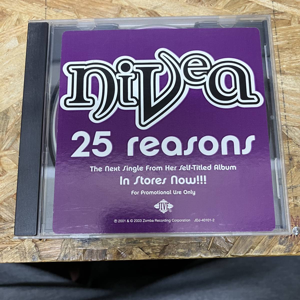 ● HIPHOP,R&B NIVEA - 25 REASONS シングル,PROMO盤!,HYPE STICKERコレクターズアイテム!!!! CD 中古品_画像1