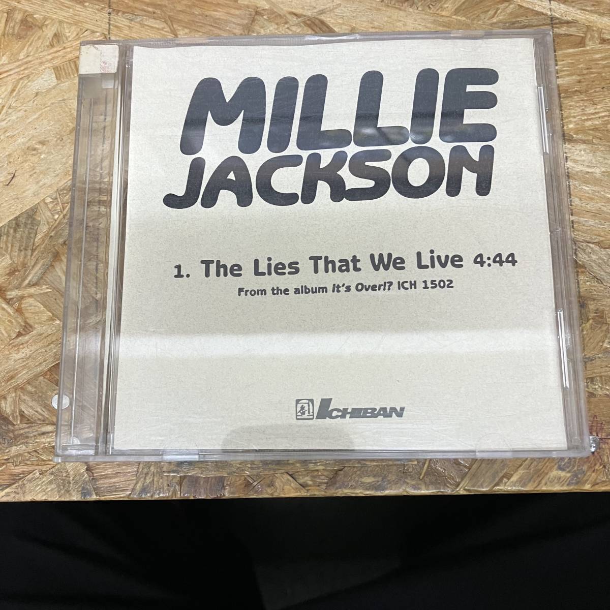 奥棚■ HIPHOP,R&B MILLIE JACKSON - THE LIES THAT WE LIVE シングル,RARE! CD 中古品_画像1
