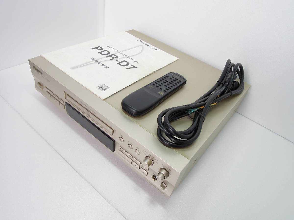 Pioneer PDR-D7 コンパクトディスクレコーダー CU-PD099 リモコン CDレコーダー 取扱説明書付 -  brandsynariourdu.com