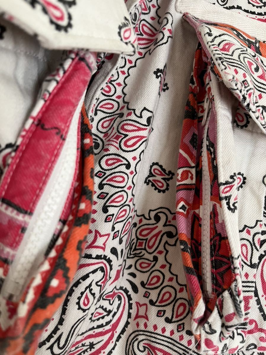 22ss sacai man bandana paisley denim jacket ヴィンテージ 22ss sacai man bandana paisley denim jacket ヴィンテージ