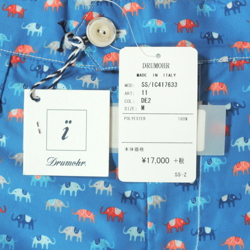 [ обычная цена 1.8 десять тысяч * новый товар *M]DRUMOHR( доллар moa ) животное принт плавание брюки голубой IC417633-DE2 купальный костюм 