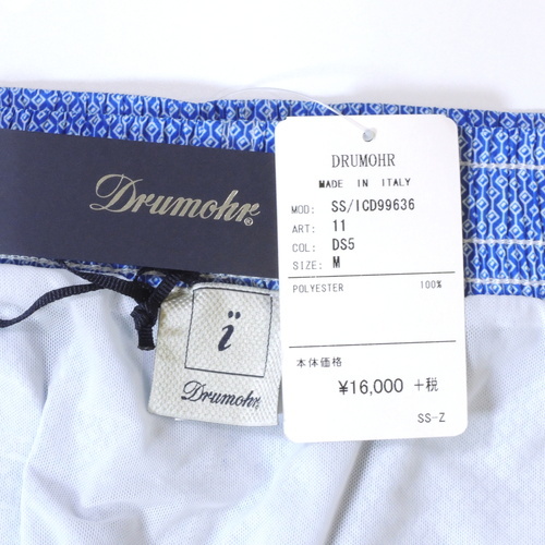 [ обычная цена 1.7 десять тысяч * новый товар *M]DRUMOHR( доллар moa ) geo me Trick принт плавание брюки голубой ICD99636-DS5 купальный костюм 