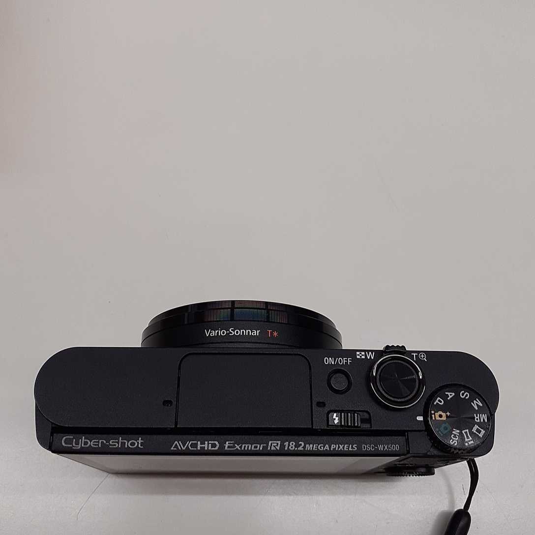 SONY ソニー Cyber-shot DSC-WX500 ブラック デジタルスチルカメラ ACアダプター 箱説明書 カメラケース SDカードおまけ付き　ま_画像6