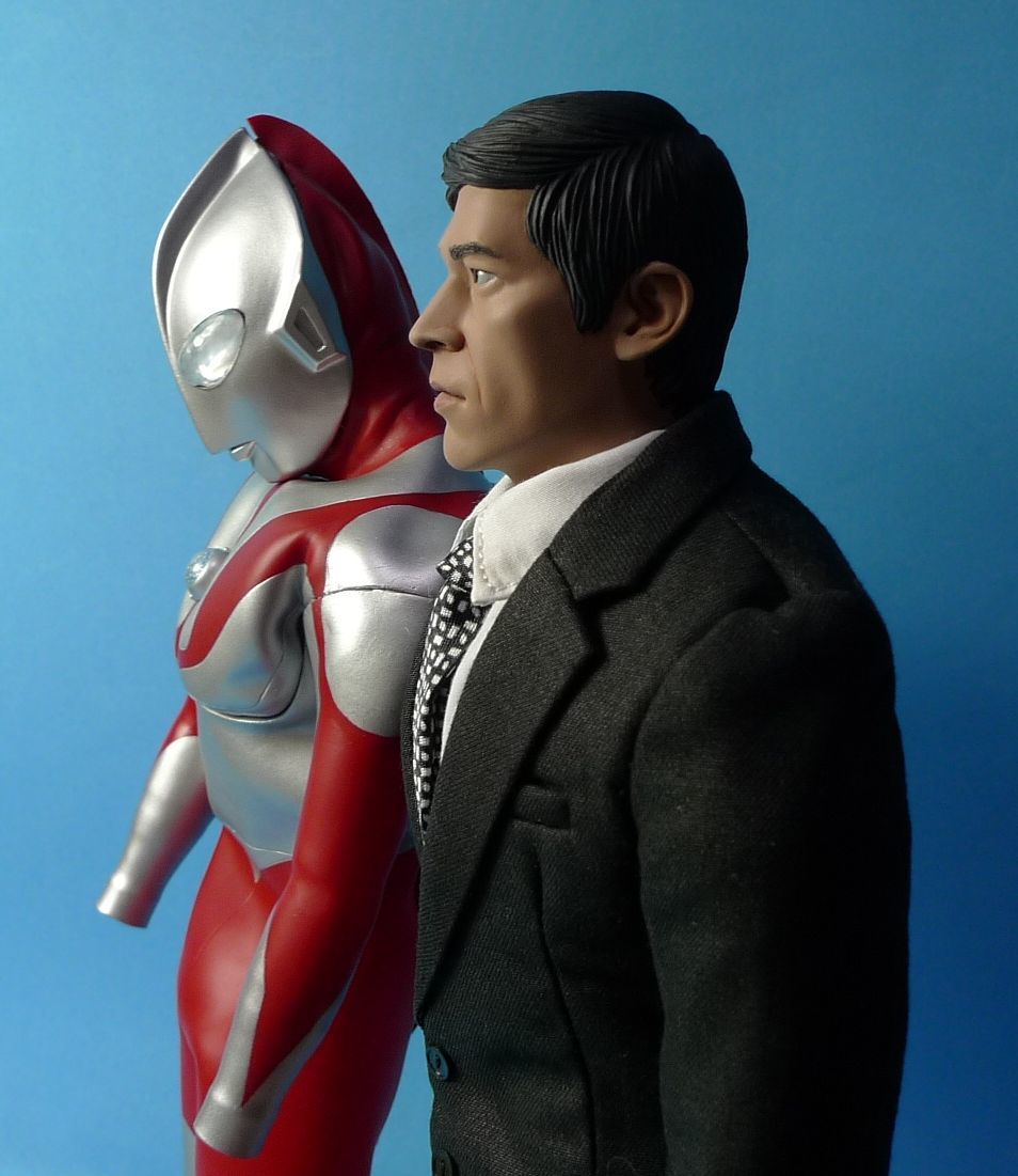 1/6カスタムフィギュア 検: ウルトラマン Bタイプ アマギ隊員 古谷敏