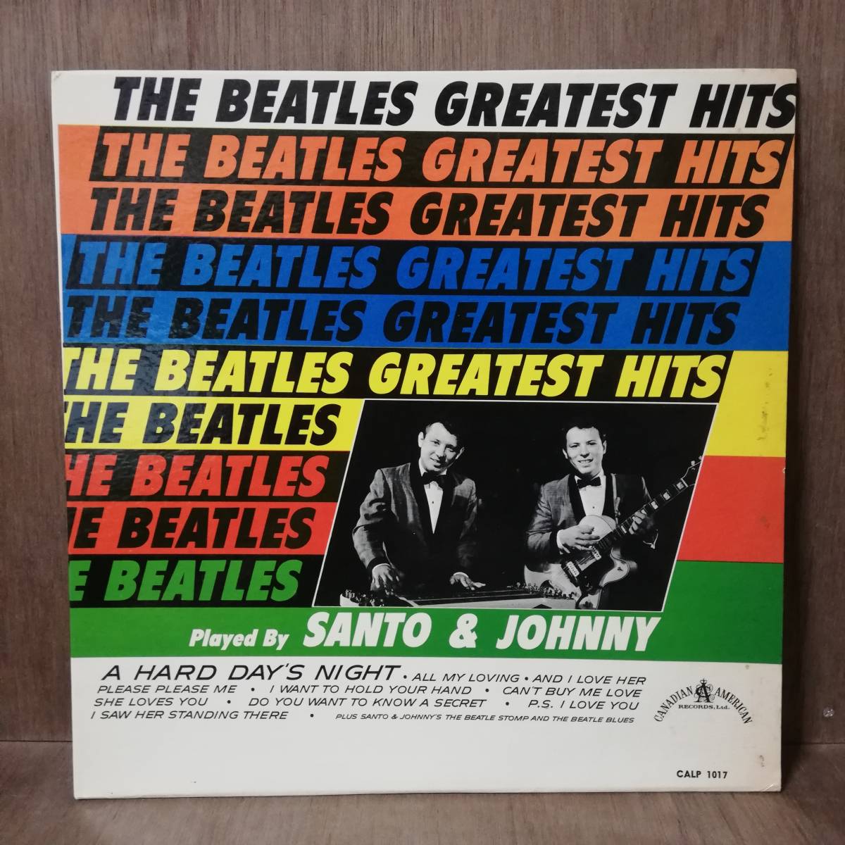 LP - ORIGINAL MONO - Santo & Johnny - The Beatles Greatest Hits - CALP 1017 - *24_画像1