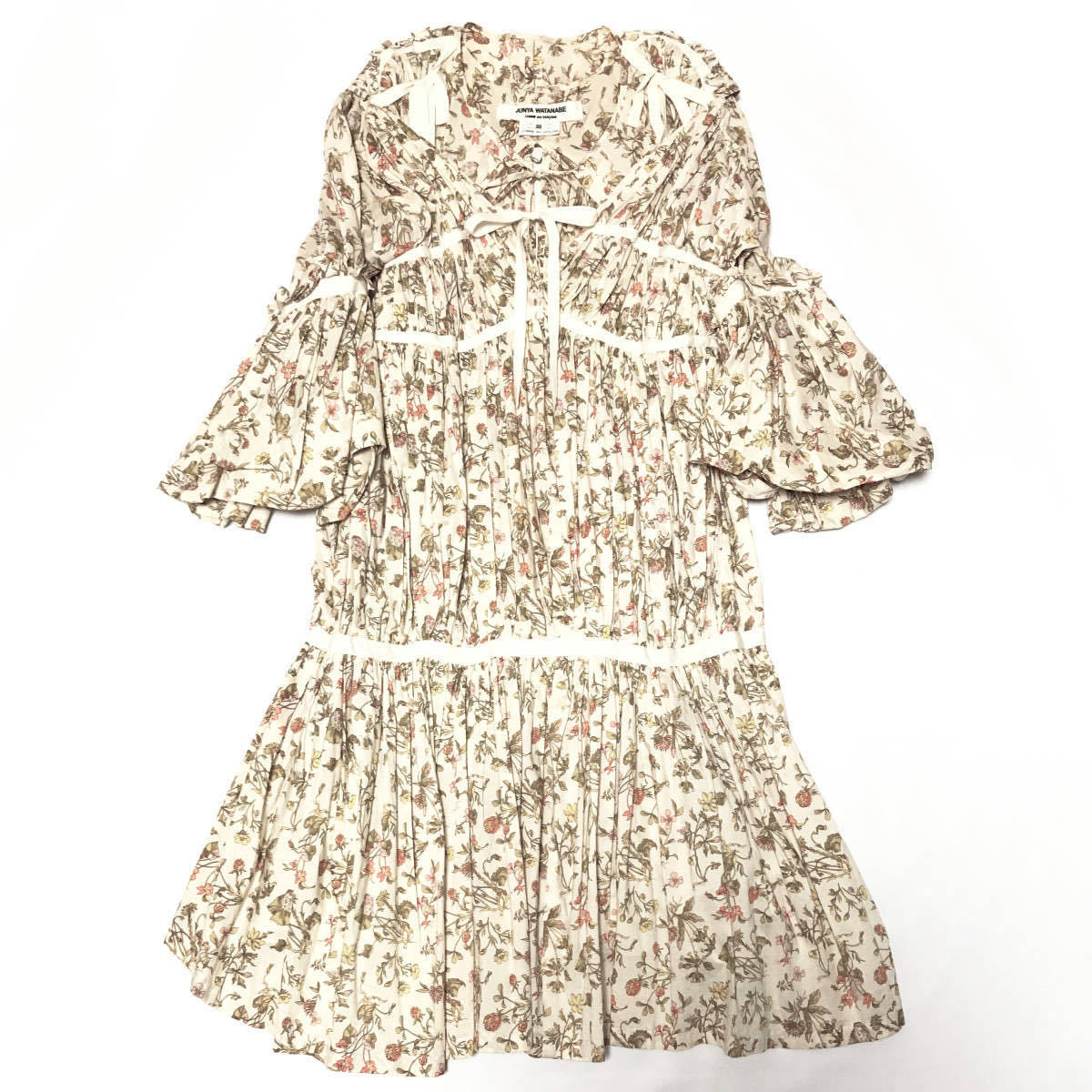 YUKI. машина ... цветочный принт One-piece цветочный JUNYA WATANABE Comme des Garcons Junya 08SS 2008SS Floral Pattern Dress